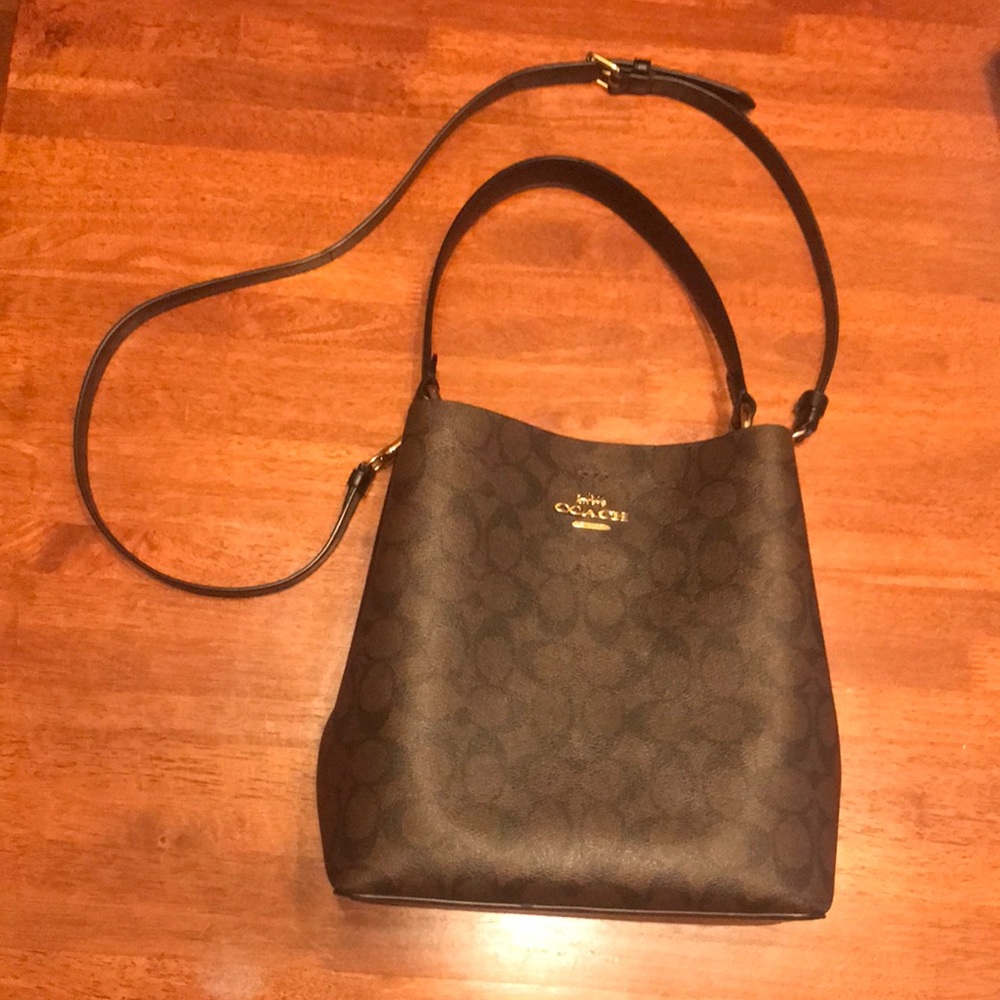 Coach Mollie Bucket Bag in Signature Canvas